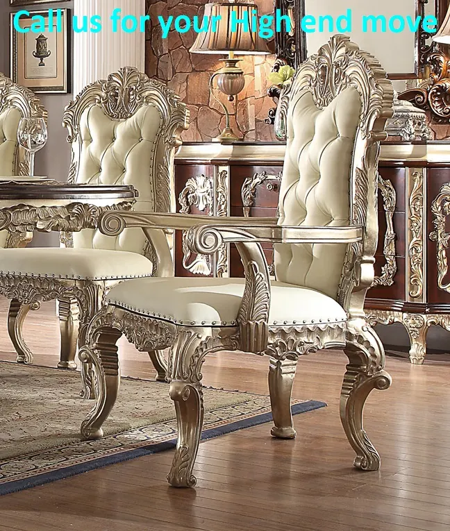 High-end furniture wrapped in padded blankets by the 1Pro crew