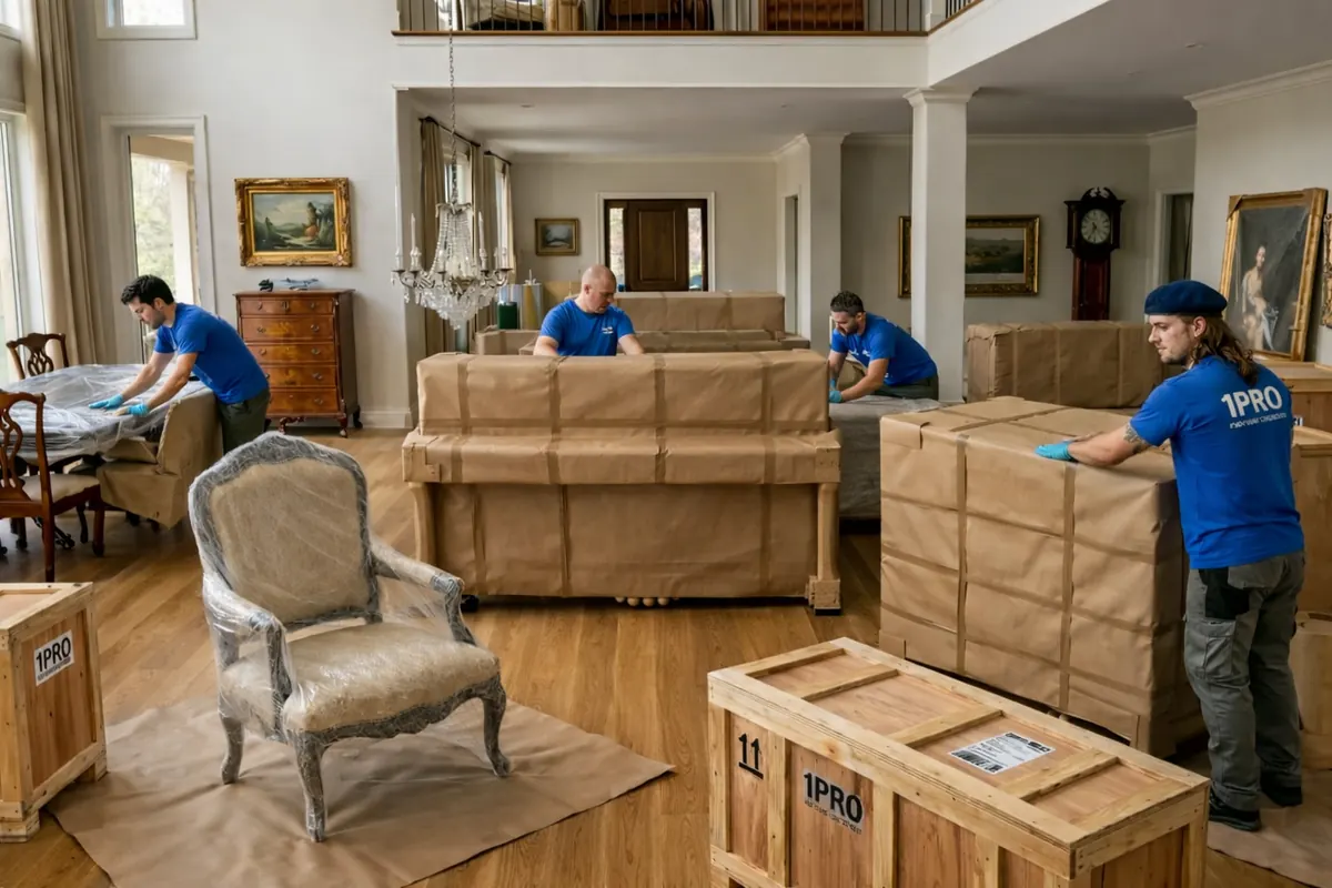 Export-grade packing for an overseas shipment