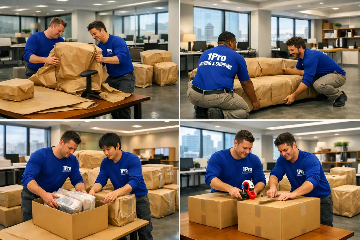 1Pro crew packing office equipment and files