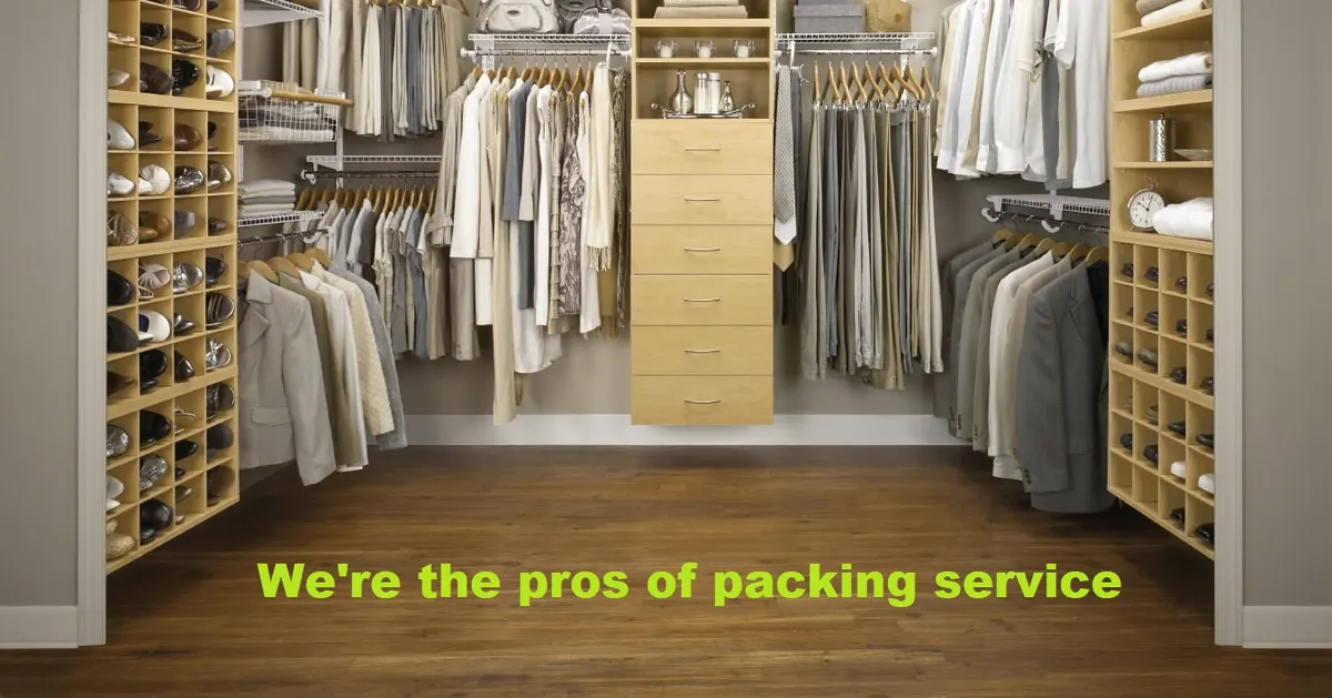 Labeled boxes stacked neatly by a 1Pro packing crew
