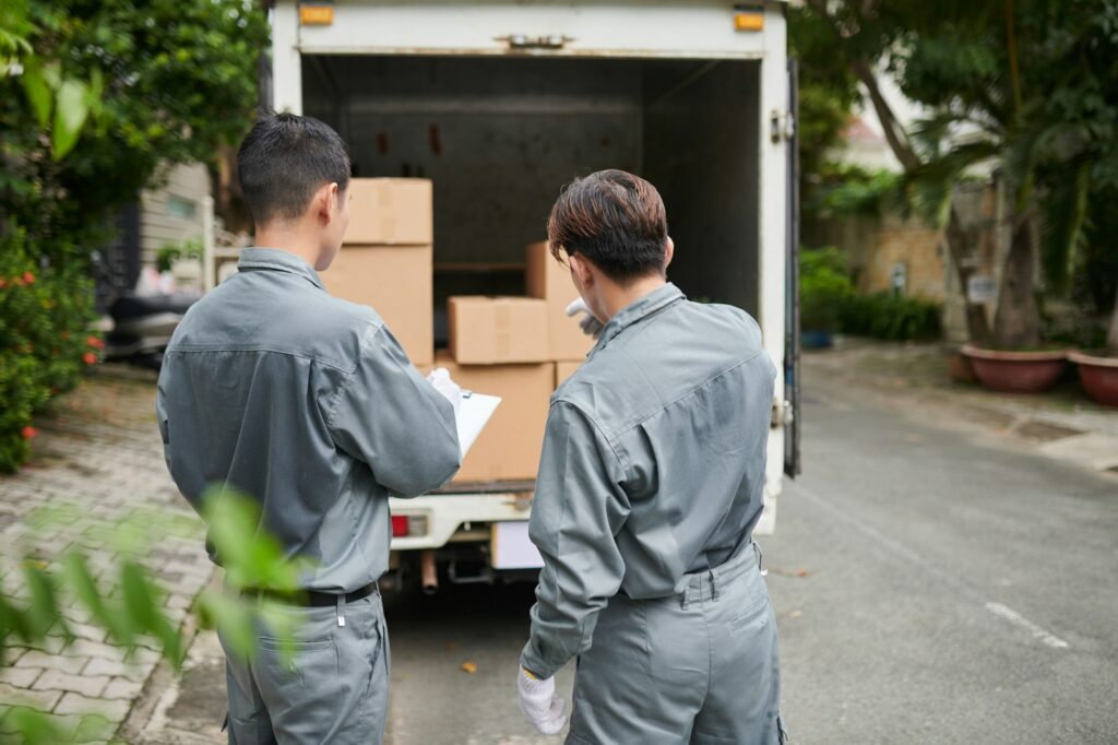 Movers Checking Document
